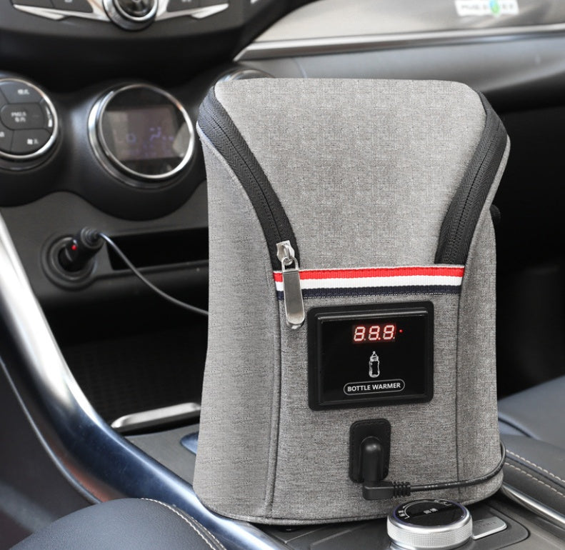 Portable Car USB Baby Bottle Warmer – Travel-Friendly Breast Milk Heater for On-the-Go Parents
