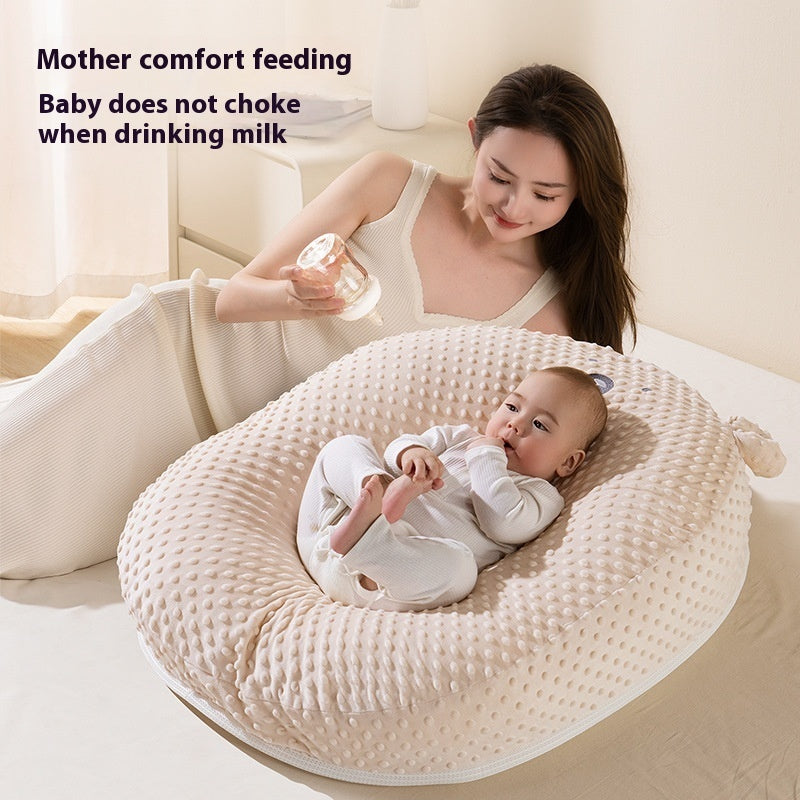 Newborn Nursing Support Pillow – Anti-Choke Incline Wedge for Feeding & Sleep